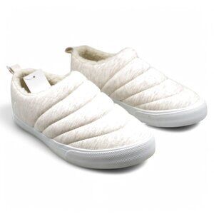 Hurley Arlo Puff Ladies Lined Clog Shoe Beige (Natural)